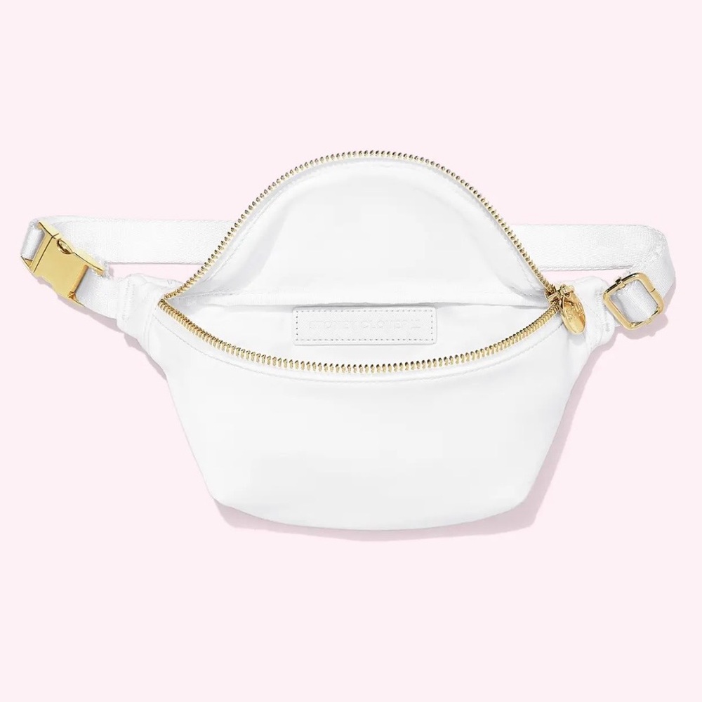 Stoney Clover Lane Classic Belt Bag in Blanc